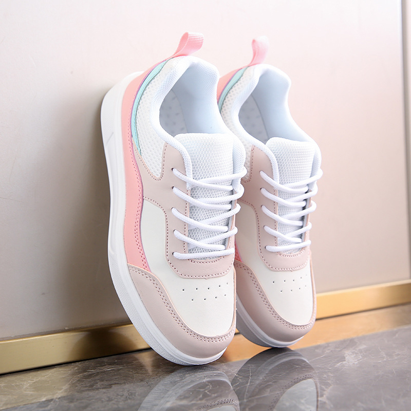 Moteriški balti sportbačiai 2025 m. Naujo stiliaus plokščiapadžiai universalūs madingi sportbačiai, laisvalaikio, lauko sportiniai, itin lengvi, tarpvalstybiniai moteriški batai