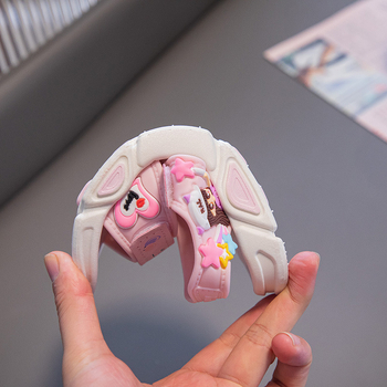 Meiteņu vasaras sandales ar apaviem, princeses stila sandales, modernas, elpojošas sandales, pludmales sandales