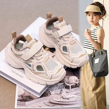 Vaikiški tinkliniai batai 2025 m. vasaros nauji berniukiški sportiniai sandalai mergaitėms, tuščiaviduriai, kvėpuojantys, „Torre“ batai mergaitėms, laisvalaikio batai