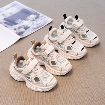Παιδικά παπούτσια mesh 2025 Καλοκαιρινά νέα αθλητικά σανδάλια για αγόρια για κορίτσια, κοίλα αναπνεύσιμα παπούτσια Torre για κορίτσια, casual παπούτσια
