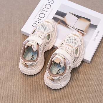 Παιδικά παπούτσια mesh 2025 Καλοκαιρινά νέα αθλητικά σανδάλια για αγόρια για κορίτσια, κοίλα αναπνεύσιμα παπούτσια Torre για κορίτσια, casual παπούτσια