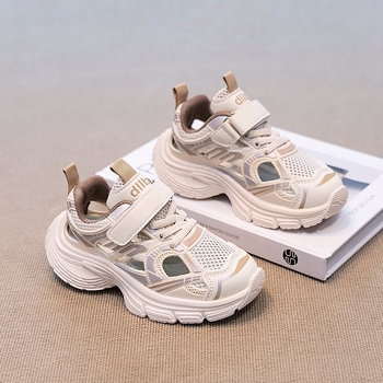 Παιδικά παπούτσια mesh 2025 Καλοκαιρινά νέα αθλητικά σανδάλια για αγόρια για κορίτσια, κοίλα αναπνεύσιμα παπούτσια Torre για κορίτσια, casual παπούτσια