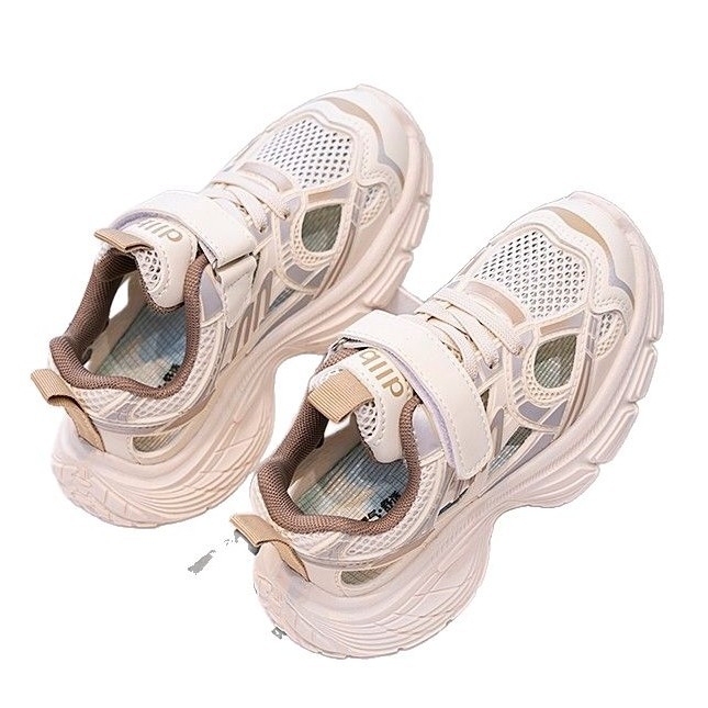 Vaikiški tinkliniai batai 2025 m. vasaros nauji berniukiški sportiniai sandalai mergaitėms, tuščiaviduriai, kvėpuojantys, „Torre“ batai mergaitėms, laisvalaikio batai