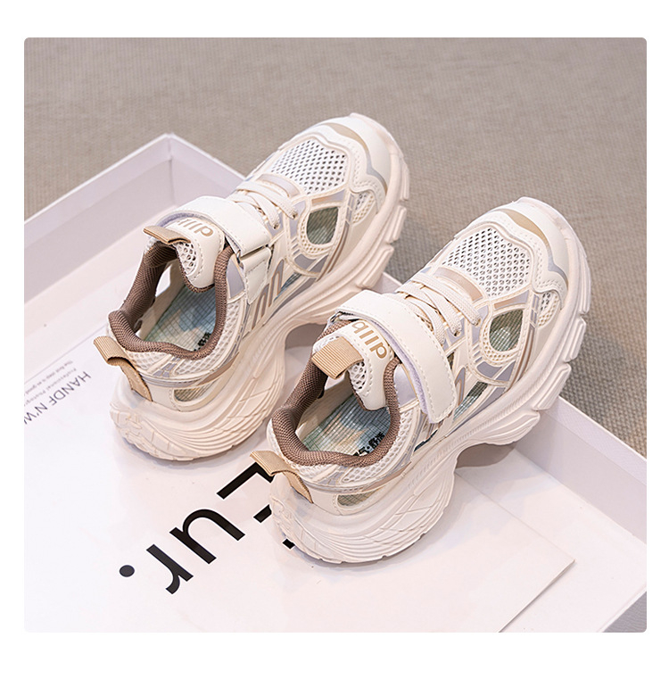 Vaikiški tinkliniai batai 2025 m. vasaros nauji berniukiški sportiniai sandalai mergaitėms, tuščiaviduriai, kvėpuojantys, „Torre“ batai mergaitėms, laisvalaikio batai