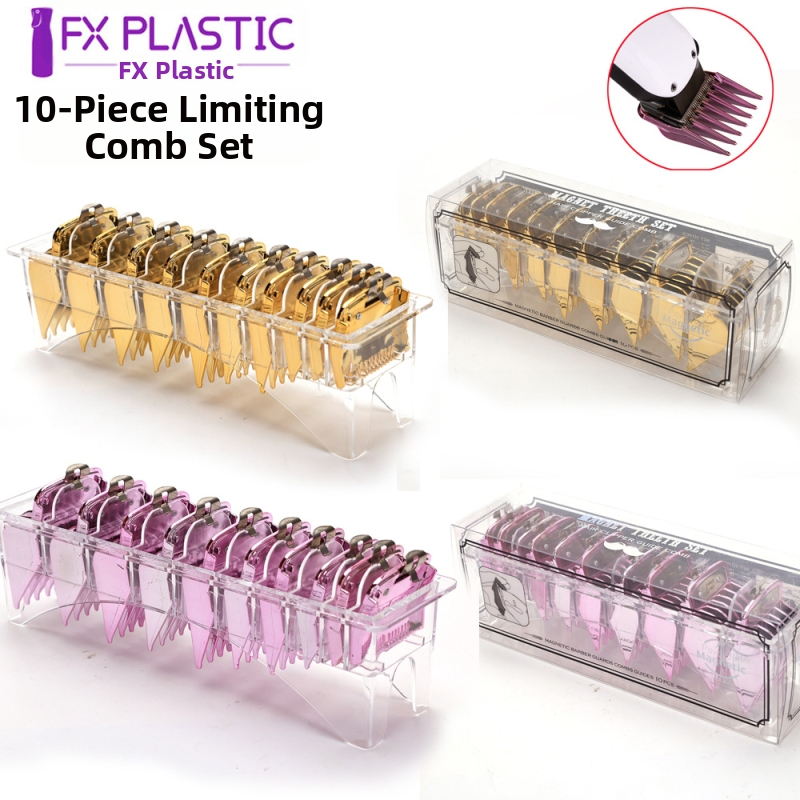 Naujas spalvingas tarpvalstybinis šukos kirpimo mašinėlės apkabos rinkinys plaukų kirpimo mašinėlės aliejaus galvutės padėties nustatymo šukos elektrinės kirpimo mašinėlės priedų rinkinys