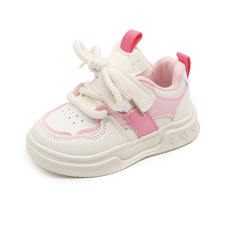 Baltas kurpes mazuļiem Pavasara un rudens jaunas meiteņu ikdienas apavi zēnu apavi bērnu apavi mīksta zole ērti