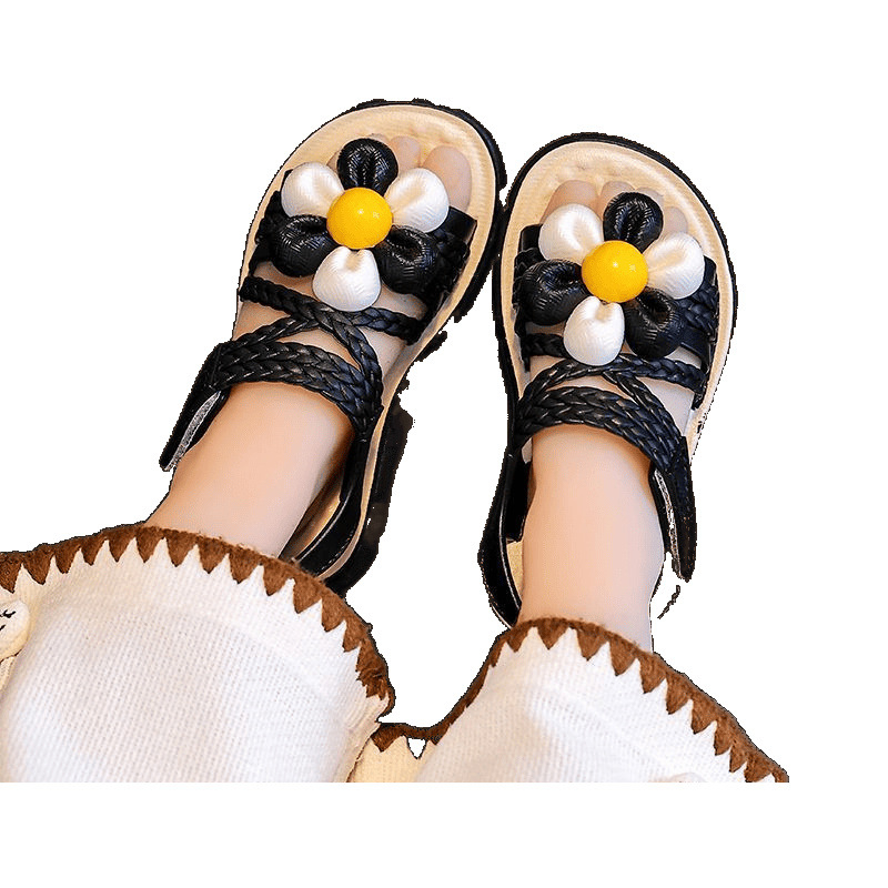 Meiteņu sandales "Princess Cyber", kas svin pasaku, stilīgas vasaras sandales ar neslīdošu, mīkstu apakšu, īpaši mīkstas, universālas, modernas sandales maziem un vidēja auguma bērniem.