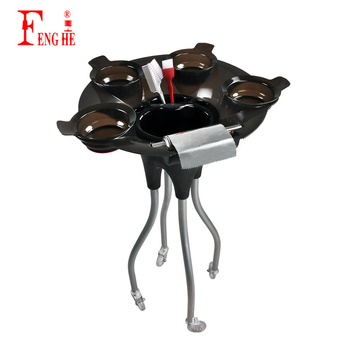 Skaistumkopšanas salona ilgviļņu un krāsošanas instrumentu statīvs, frizētavas stilista ilgviļņu un krāsošanas ratiņi, matu krāsošanas instruments