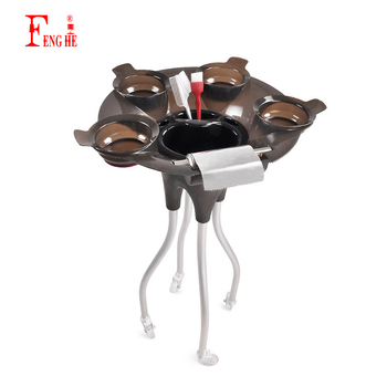 Skaistumkopšanas salona ilgviļņu un krāsošanas instrumentu statīvs, frizētavas stilista ilgviļņu un krāsošanas ratiņi, matu krāsošanas instruments