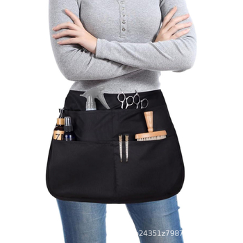 Borbély övtáska, kis kötény, 5 zsebes olló, szerszámtároló táska, szennyeződésgátló tisztítószer, hotelszobai barista munkaruha