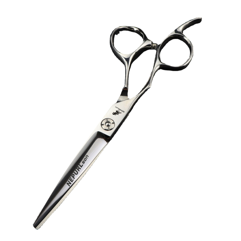 6,0-инчови ръчни фризьорски ножици XGZ-02 за лява ръка, специални ножици с плоски зъби, ножици за изтъняване