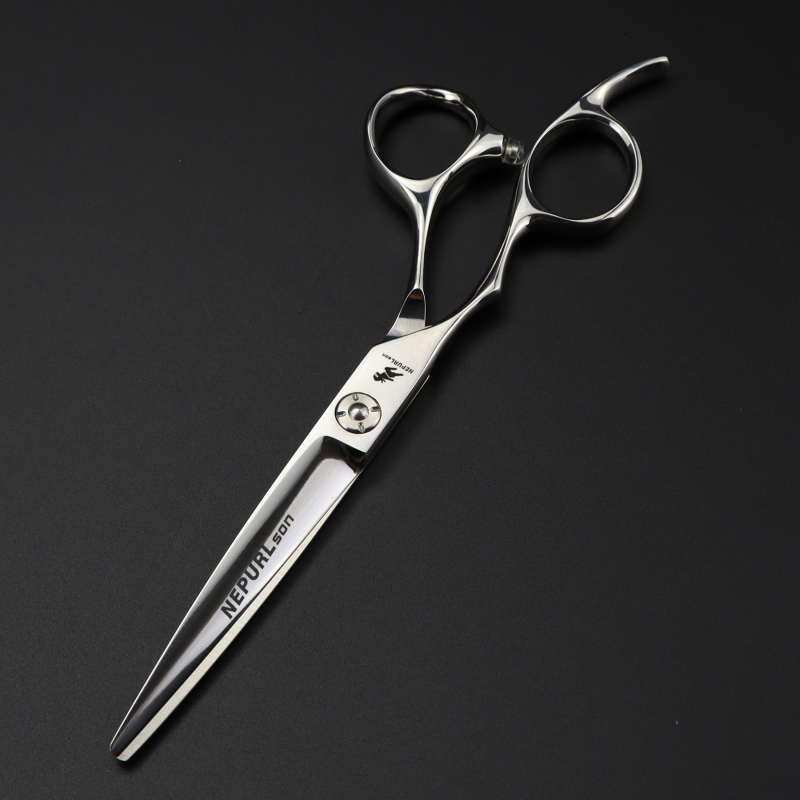 6,0-инчови ръчни фризьорски ножици XGZ-02 за лява ръка, специални ножици с плоски зъби, ножици за изтъняване