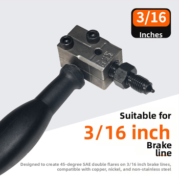 Инструмент за разширител на спирачни маркучи, маслена тръба, климатична тръба, разпробиване на гъбообразна глава, спирачна тръба, гъбообразна глава 4.75 мм, авторемонт