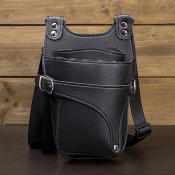 Tiesiogiai iš gamyklos, plaukų įrankių laikymo krepšys, juosmens krepšys, naminių gyvūnėlių žirklių krepšys, kirpėjo juosmens krepšys, praktiškas PU odos krepšys