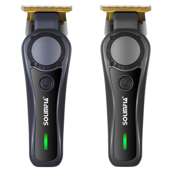 SOLIMPIA Vintage matu griezējs vīriešu skuveklis elektriskais griezējs USB uzlādējams matu salona eļļas galvas griešanas griezējs