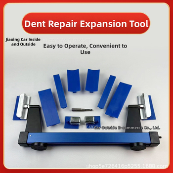 Automobilio įgilintas lakštinio metalo įrankių plėtiklis, išorinė atrama, padidintas separatorius, ištraukiamas, nedažytas, nepaliekantis žymių, ištraukiamas plaktukas