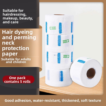 Frizētavas piederumi, kakla papīrs, vienreizlietojams, pret lūzumiem, kakla papīrs matu krāsošanai, ūdensizturīgs, ilgviļņu rīks, kakla papīrs