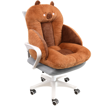 Automašīnas sēdekļa spilvens rudenī un ziemā ar plīša flīsa oderi, palielināts vidukļa atbalsts, integrēts sēdeklis, aizmugurējā sēdekļa spilvens, neslīdošs, silts, viens sēdeklis