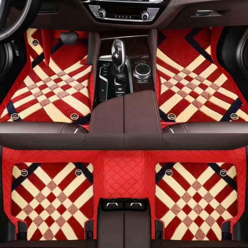 Naujas, aukštos klasės, dvigubo sluoksnio, nuimamas, visiškai apgaubtas automobilio kilimėlis, patogus pėdų pojūtis, parduodamas tiesiogiai iš gamyklos.