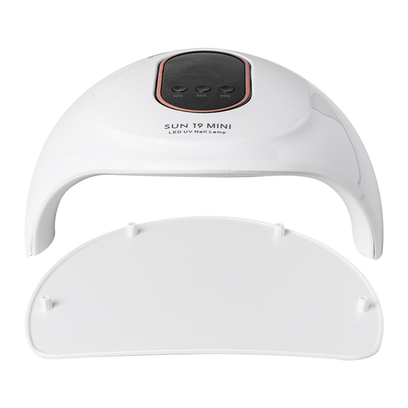 72 W didelės galios nagų lempa, intelektuali indukcinė greitai džiūstanti fototerapijos lempa „SUN19mini“ nagų parduotuvė su tiesioginiais pardavimais gamykloje