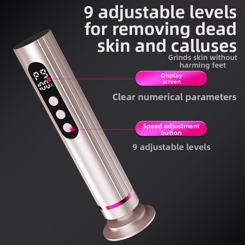 Електрически педикюр, нов дву-в-едно цифров дисплей, грижа за пилинг на крака, инструмент за шлифоване на крака, електрически тример за крака