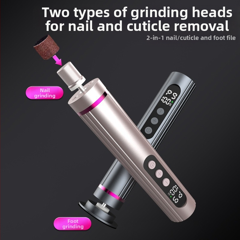 Електрически педикюр, нов дву-в-едно цифров дисплей, грижа за пилинг на крака, инструмент за шлифоване на крака, електрически тример за крака