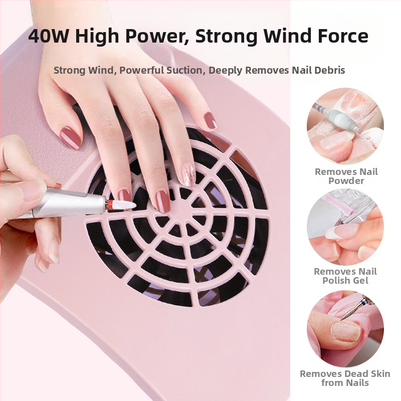 Nový produkt 858-m5 Vysávač na nechty Veľkoobchod Malý Veľký Sací Prach na Nechty Stolný Zberač Prachu Na Nechty