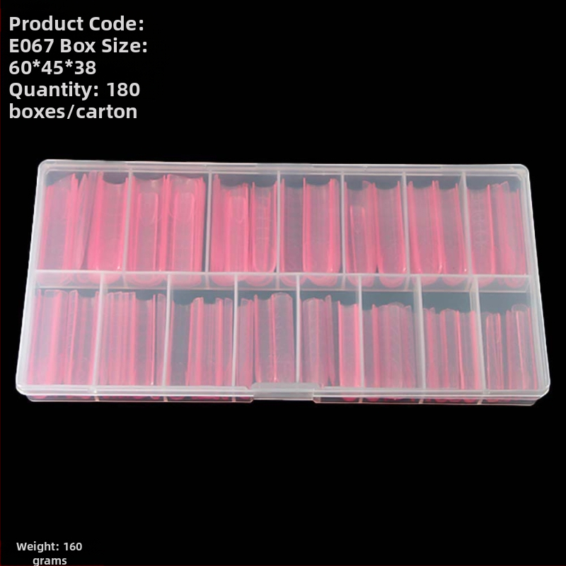 Horúce 150 Pink Denim Armor Flat Head Crystal Armor Extension Armor Phototherapy Armor Falošné nechty Cezhraničná manikúra