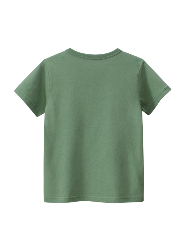 27kids детски дрехи 2025 лято нови детски тениски с къс ръкав мъжки бебешки дрехи трансгранична доставка на поколение коса