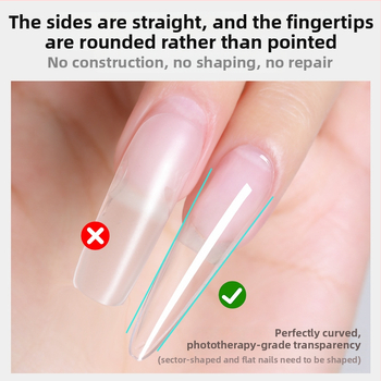 Μανικιούρ Νυχιών, Πολύ Μακριά Νύχια με Μύτη, Λεπτή Εμφάνιση, Υπερλεπτές, Φορητές Επεκτάσεις Νυχιών χωρίς Ιχνηλάτηση, Επιθέματα Νυχιών χωρίς Χάραξη και Τρίψιμο για Νυχτικά Σαλόνια