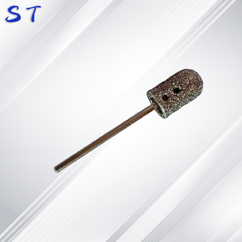 Диамантена шапка за шлайфане на крака, кръгла глава за шлифоване на нокти, пясъчна шапка за крака, шлайфане на педикюр, инструмент за бормашина на едро