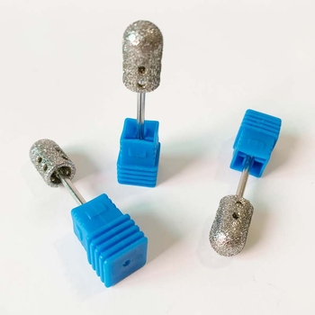 Диамантена шапка за шлайфане на крака, кръгла глава за шлифоване на нокти, пясъчна шапка за крака, шлайфане на педикюр, инструмент за бормашина на едро