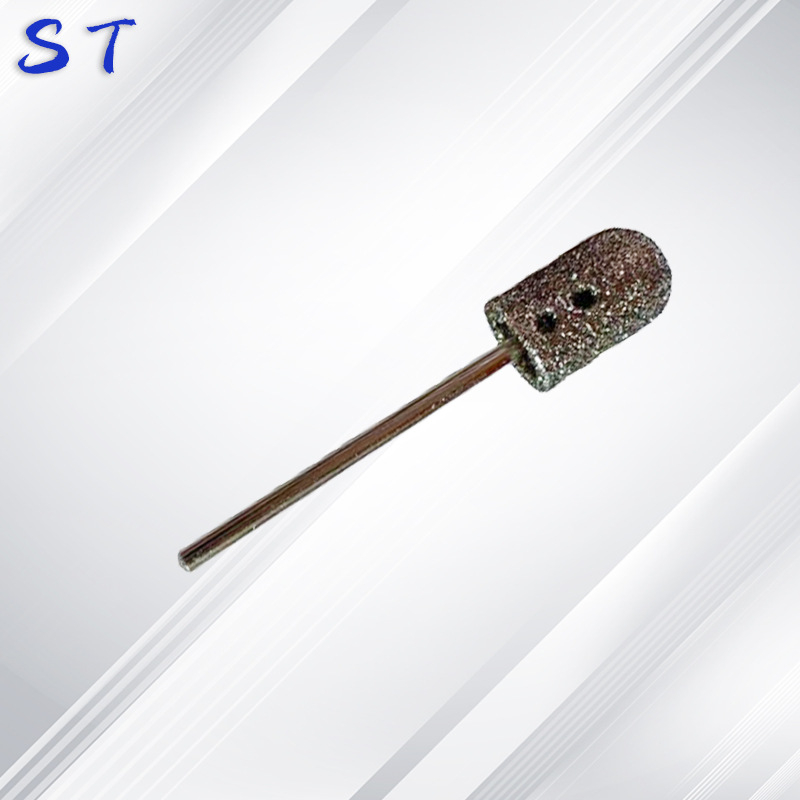 Диамантена шапка за шлайфане на крака, кръгла глава за шлифоване на нокти, пясъчна шапка за крака, шлайфане на педикюр, инструмент за бормашина на едро