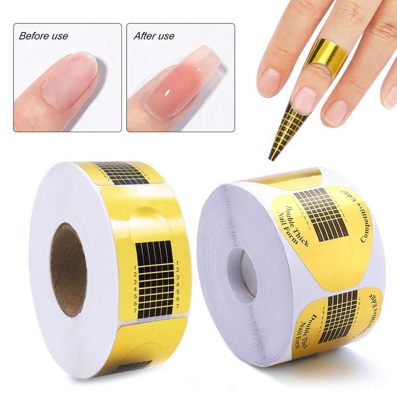 Εργαλεία μανικιούρ Golden Horseshoe Square Extension Tray Crystal Phototherapy Collection Χαρτί επέκτασης νυχιών χονδρικής