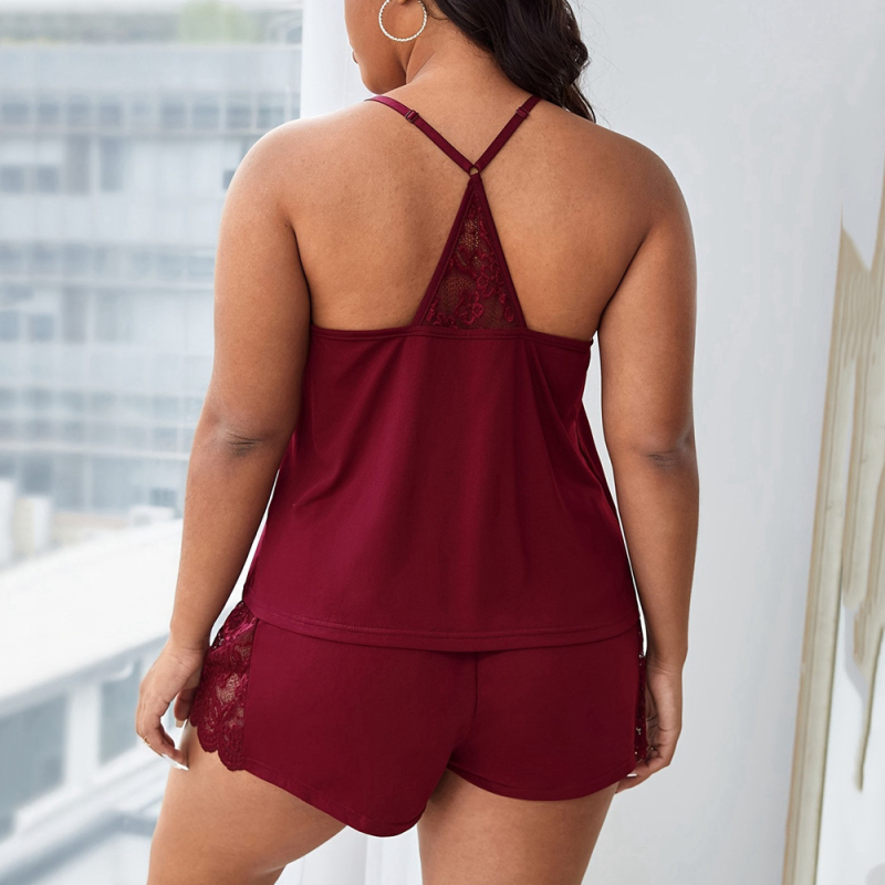 Naiste piiriülene pluss-suuruses õmblemisega must vabaaja ülikond, pidžaama, pontsakas mees, suur suurus, koduriided A0801