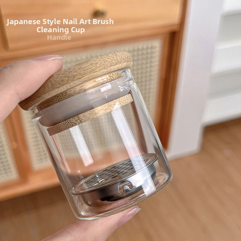 Nové pero na umývanie nechtov s krytom filtra krištáľový pohár pero na lak na nechty čistiace pero špeciálne nástroje veľkoobchod