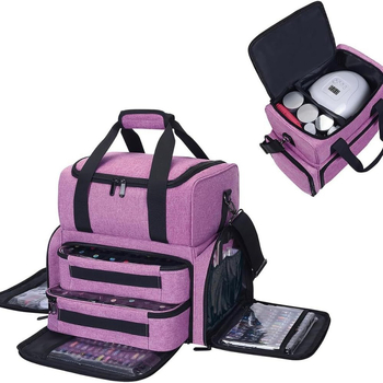 Sandėlyje dvisluoksnis nagų lako laikymo maišelis džiovinimo lempa aksesuarų maišelis nagų lako laikymo maišelis