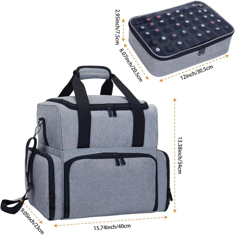 Sandėlyje dvisluoksnis nagų lako laikymo maišelis džiovinimo lempa aksesuarų maišelis nagų lako laikymo maišelis