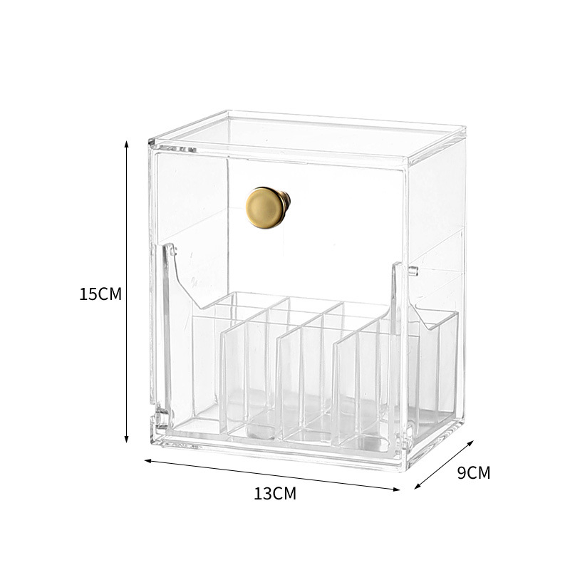 Stalinis tualetinis staliukas, lūpų dažų laikymo lentynėlė, didelės talpos makiažo šepetėlių laikymo vamzdelis, atsparus dulkėms, stalinė kosmetikos laikymo dėžutė