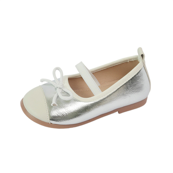 Dievčenské kožené topánky 2025 Jarné a jesenné nové detské topánky Malé voňavé princeznovské topánky Mäkká podrážka Fazuľové topánky Detské balerínky Trendy