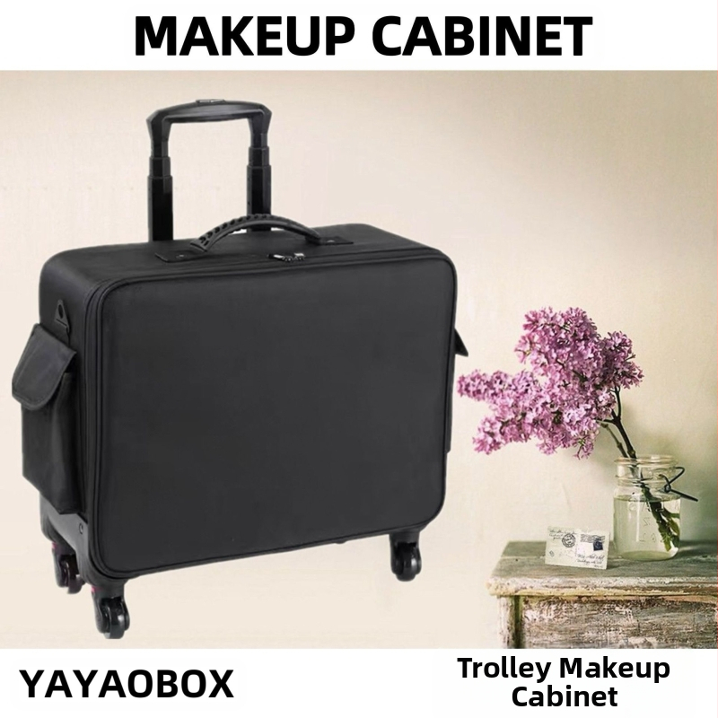 Професионална чанта с голям капацитет, дръжка, професионален калъф за татуировки, козметика, грим, мигли, нокти, инструменти за красота, съхранение