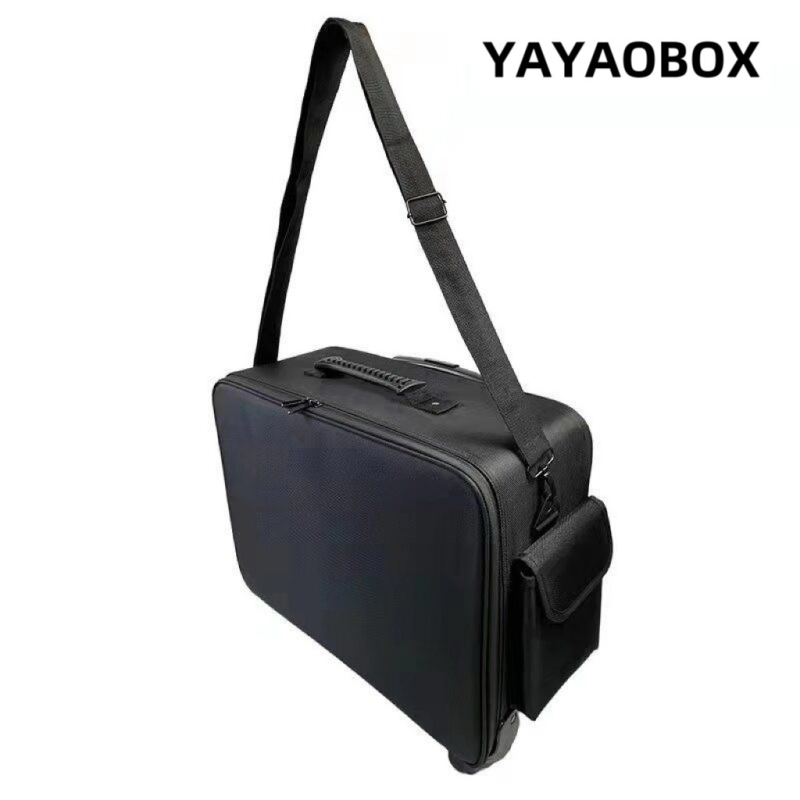 Didelės talpos aukščio profesionalus traukimo strypo krepšys Profesionalus tatuiruočių kosmetikos dėklas Makiažas Blakstienų nagų grožio įrankiai Sandėliavimas