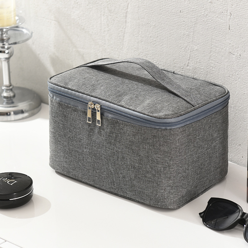 Naujas kelioninis nešiojamas didelės talpos kosmetikos krepšys, atsparus vandeniui, atsparus dilimui, nešiojamas paprastas laikymo krepšys