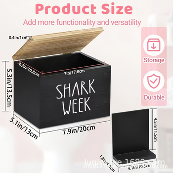 [Dropshipping] Ξύλινες χάντρες πλυντηρίου Ξύλινο κουτί Αποθήκευση γραφείου Ξύλινο κουτί Αποθήκευση ρούχων για οικιακή χρήση Ξύλινο κουτί