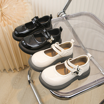 Mergaičių odiniai bateliai 2025 m. pavasario naujiena, drugeliai, cirkonio formos princesės bateliai, vaikiški neslystantys studentų bateliai, sportiniai bateliai vidiniams ir dideliems vaikams