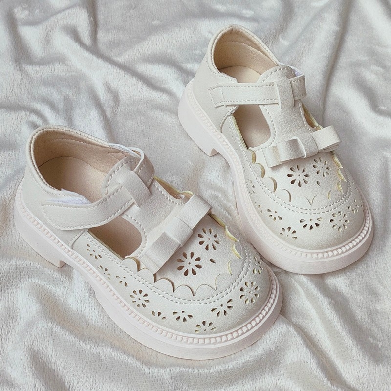 Mergaičių odiniai bateliai, madingi vaikiški princesės bateliai, 2025 m. vasaros kūdikių mergaičių basutės, mergaičių sportiniai bateliai su iškirpte