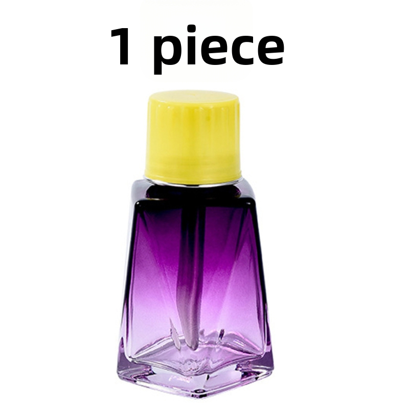 Nagų dailės valymo vandens preso buteliukas Nagų dailės iškrovimo skysčio didelis butelis Kvadratinis apsauginis nuo skysčio atbulinio srauto smulkaus tinklelio stiklinis butelis, specialus nagų dailės parduotuvei