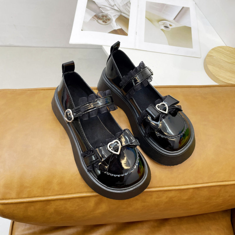 Madingi korėjietiško stiliaus laisvalaikio moteriški batai 2024 m. pavasario ir vasaros apvaliais pirštais, plokščiais, negiliais, kvėpuojančiais kaspino kaspinais, Mary Jane bateliai