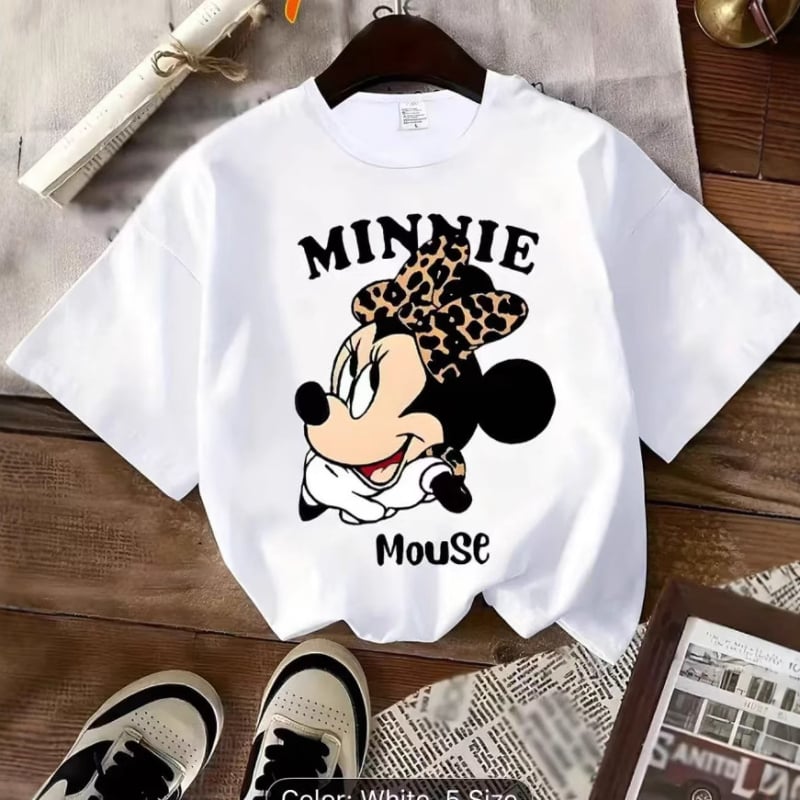 Tricou de vară pentru femei, bumbac pur, cu imprimeu leopard, stil drăguț, Harajuku, vară, tricou de bumbac, topuri
