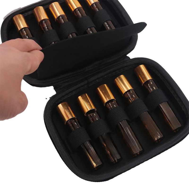 Eterinio aliejaus maišelis 10 10 ml -15 ml universalus eterinio aliejaus laikymo maišelis nešiojamas Eva dėžutė rankinė kosmetikos dėklas